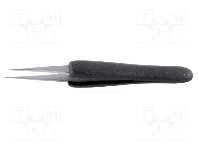 Tweezers; Blade tip shape: sharp; Tweezers len: 110mm; ESD