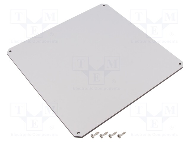 Mounting plate; Series: GEOS; grey