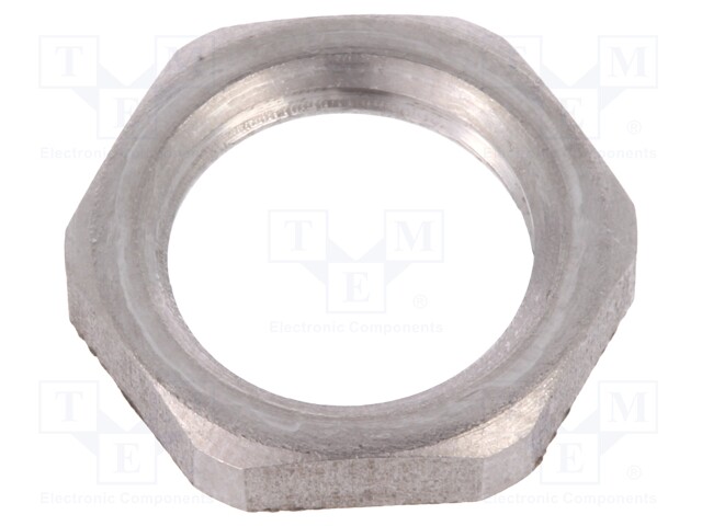 Nut; M12; stainless steel; D: 3mm; Spanner: 17mm; Thread: metric