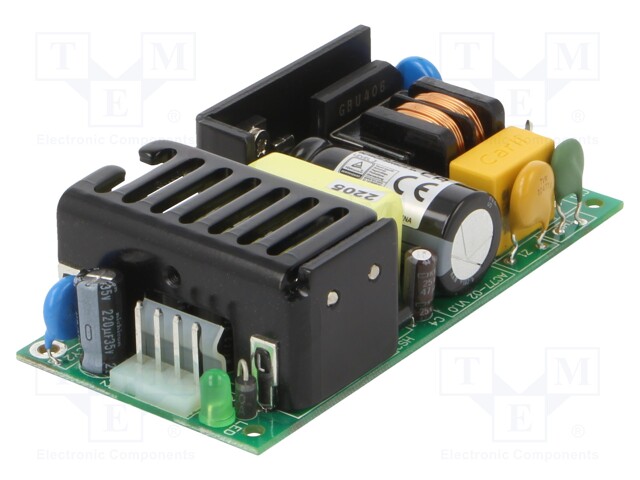 Power supply: switched-mode; 60W; 120÷370VDC; 90÷264VAC; 24VDC