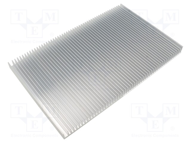 Heatsink: extruded; grilled; L: 200mm; W: 320mm; H: 20mm; aluminium