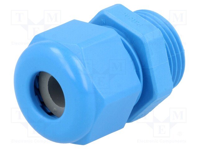 Cable gland; PG11; IP68; Mat: polyamide; blue; UL94V-0