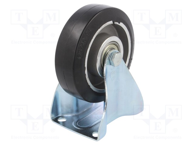 Transport wheel; Ø: 125mm; W: 40mm; H: 156mm; rigid; 150kg; -30÷70°C