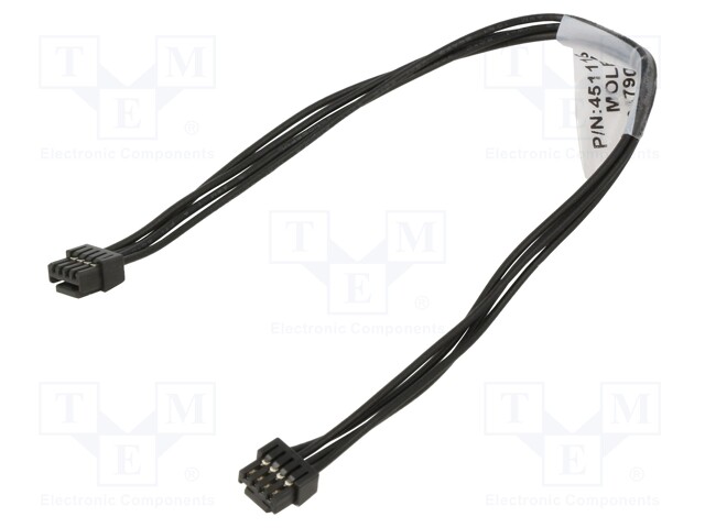 MicroLock Plus Cable Black 4-Ckt 150mm