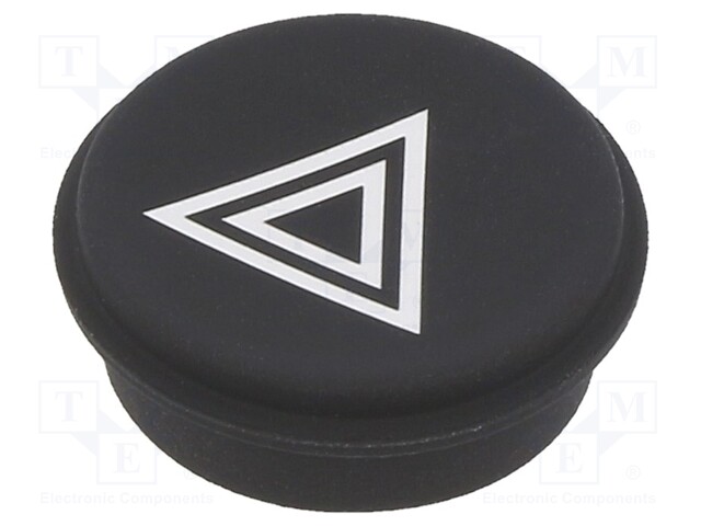 Button; Ø21mm; Pushbutton: round; black; 09