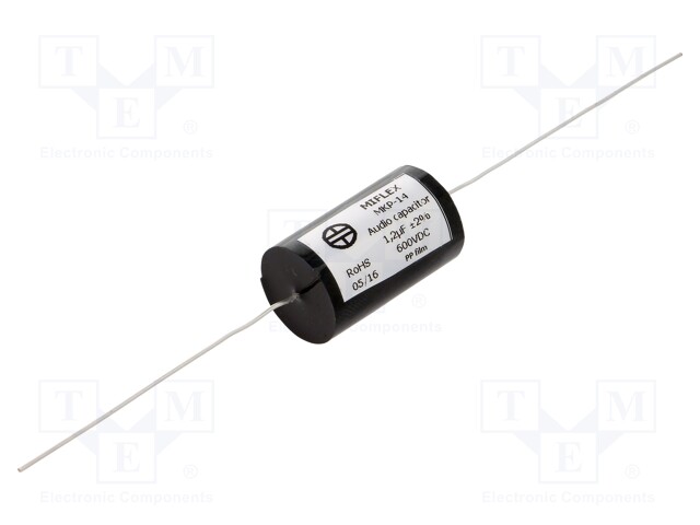 Capacitor: polypropylene; 1.2uF; 600VDC; ±2%; Ø16.6x33mm; -25÷85°C