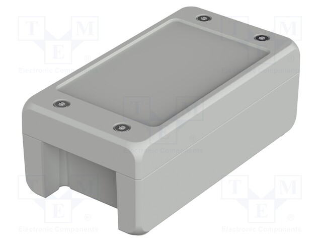 Enclosure: multipurpose; X: 86mm; Y: 159mm; Z: 60mm; BOCUBE ALU; grey