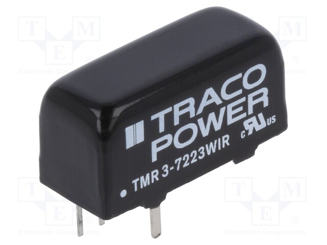 Converter: DC/DC; 3W; Uin: 43÷160V; Uout: 15VDC; Uout2: -15VDC; SIP8