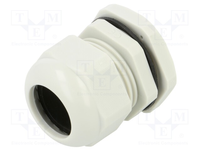 Cable gland; PG29; polyamide; light grey