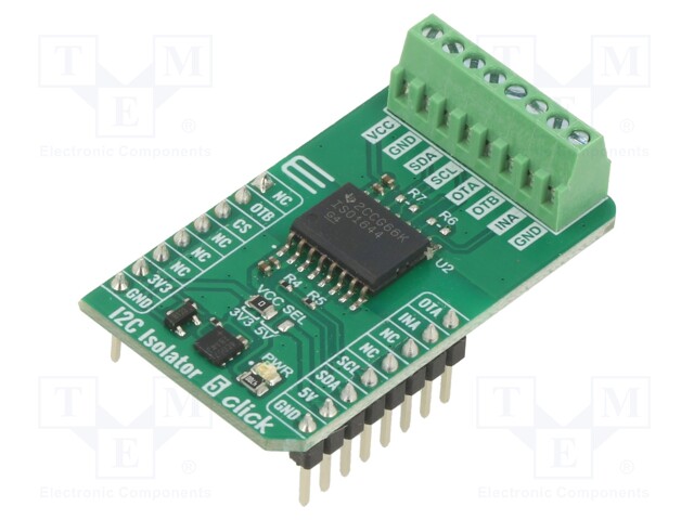 Click board; isolator; GPIO,I2C; ISO1644; prototype board