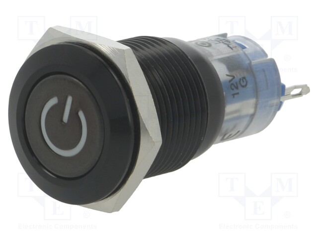 Switch: vandal resistant; Pos: 2; SPDT; 0.5A/220VAC; 1A/24VDC; IP40