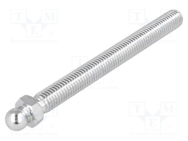 Pin; M10; Plunger mat: steel; Ø: 10mm; Plating: zinc; Spanner: 13mm