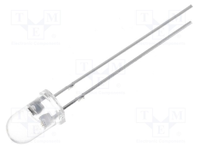 LED; 5mm; green; 3000÷5800mcd; 30°; 4.5÷6V; 20mA; Variant: blinking