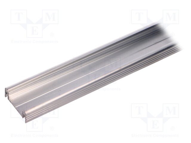 Profiles for LED modules; surface; natural; L: 1m; aluminium