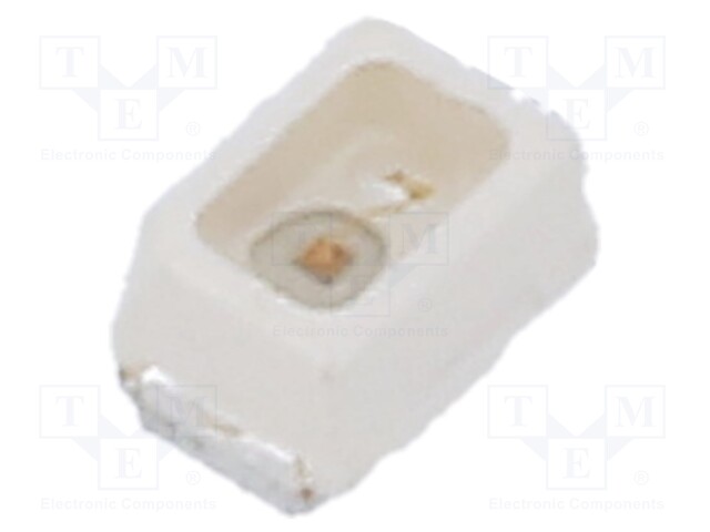 Power LED; orange; 60°; 20mA; λd: 602-609nm; 2.3x1.3x1.4mm; SMD