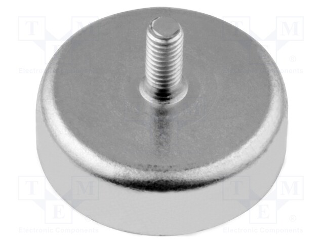 Magnet: permanent; hard ferrite; H: 4.5mm; 10N; Ø: 13mm