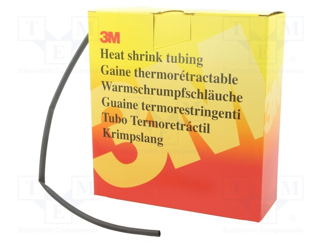 Heat shrink sleeve; glueless,thin walled; 2: 1; 4.8mm; L: 10m