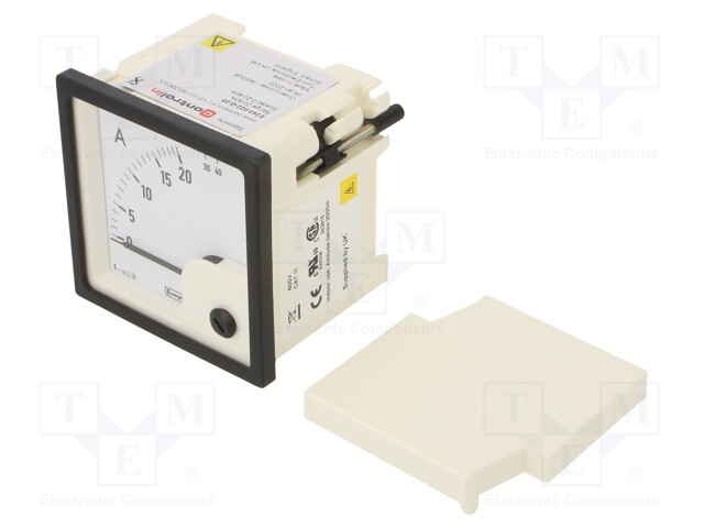 Meter: panel; analogue; 0/20÷40A; True RMS; Iin: 20/40A; Class: 1,5