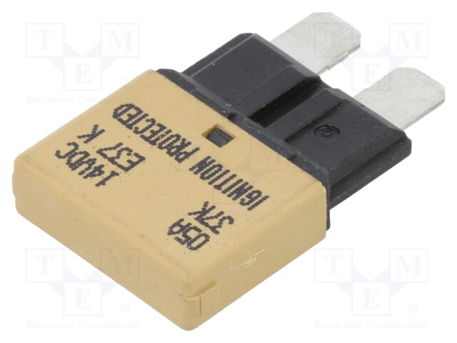 Fuse: fuse; 5A; 14VDC; automotive; 20.5mm