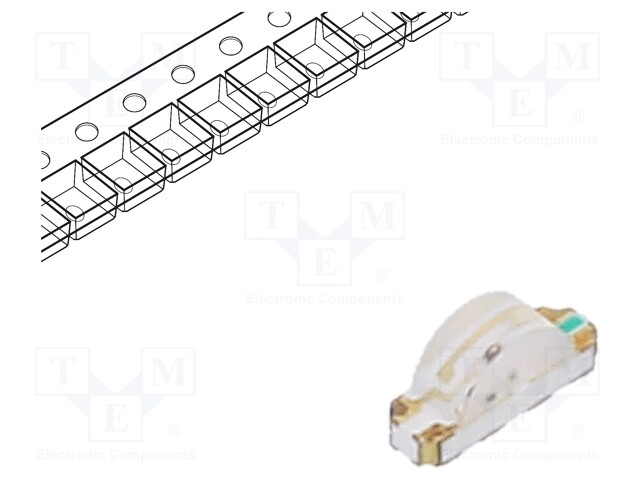 LED; SMD; 1204; red/yellow-green; 3.2x1x1.5mm; 120°; 20mA