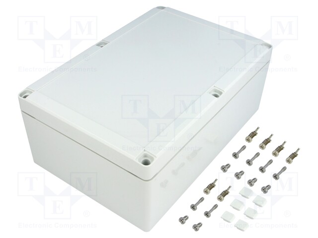 Enclosure: multipurpose; X: 164mm; Y: 244mm; Z: 95mm; EURONORD 3; ABS