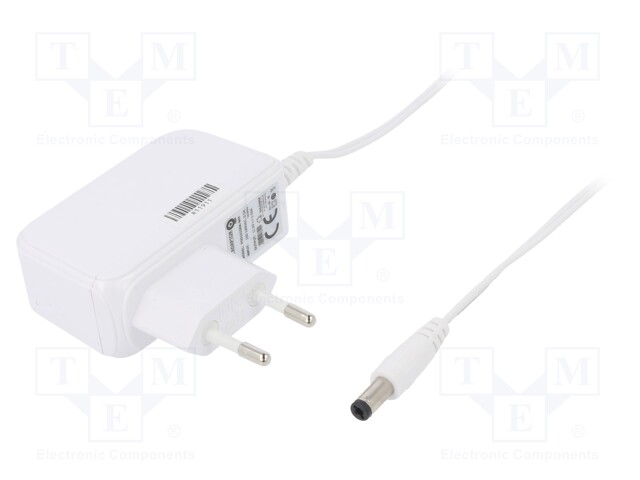 Power supply: switched-mode; 12VDC; 1.5A; Out: 5,5/2,1; 18W; 0÷40°C