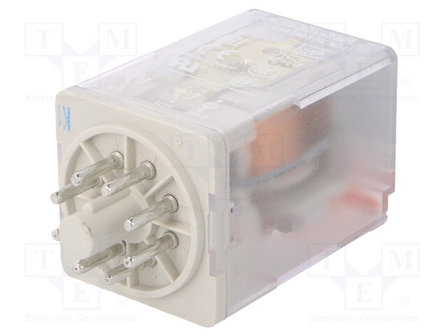 Relay: electromagnetic; DPDT; Ucoil: 230VAC; 10A; max.250VDC; 83g