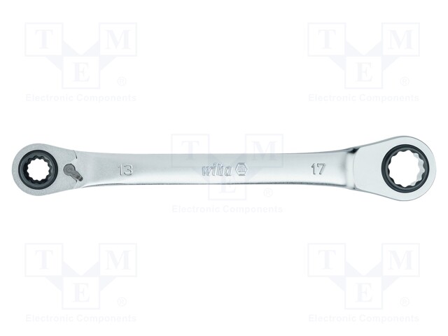 Wrench; box,with ratchet; 10mm,13mm,17mm,19mm; with switch