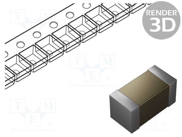 Capacitor: ceramic; MLCC; 4.7uF; 25V; X7R; ±10%; SMD; 0805