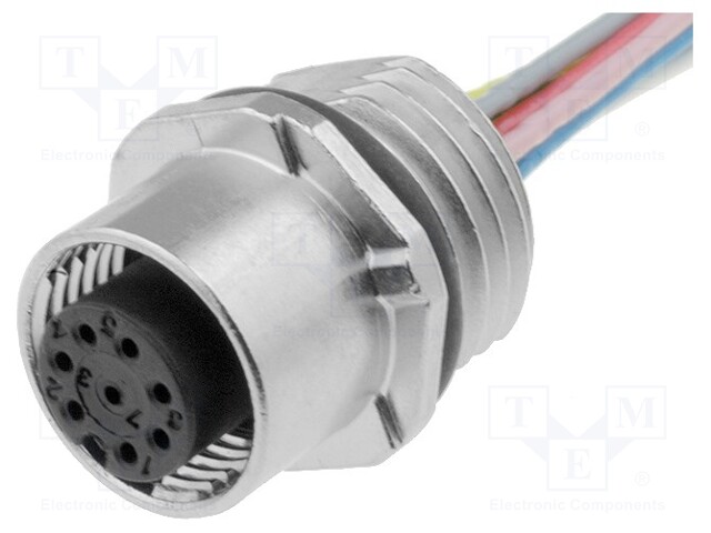 Socket; M12; PIN: 8; female; A code-DeviceNet / CANopen; 30V; 2A