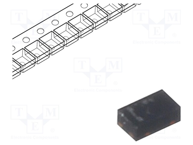 Diode: Schottky rectifying; SMD; 40V; 0.1A; Ufmax: 0.62V; SOD882