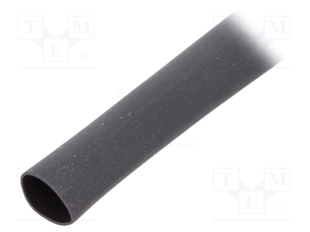 Heat shrink sleeve; thin walled,flexible; 2: 1; 4.8mm; black