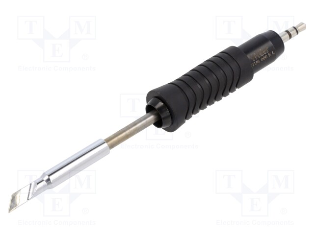 Tip; knife; 6mm; for  soldering iron; WEL.WXUPSMS