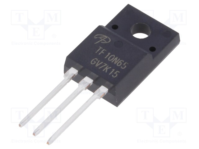 Transistor: N-MOSFET; unipolar; 650V; 6.2A; TO220F