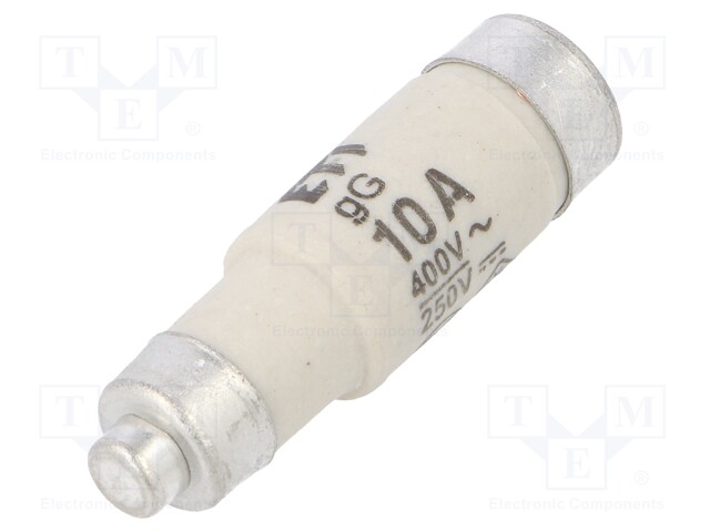 Fuse: fuse; gG; 10A; 400VAC; 250VDC; ceramic; D01; D0