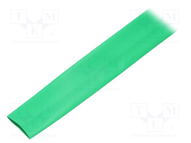 Heat shrink sleeve; thin walled; 3: 1; 24mm; L: 30m; green