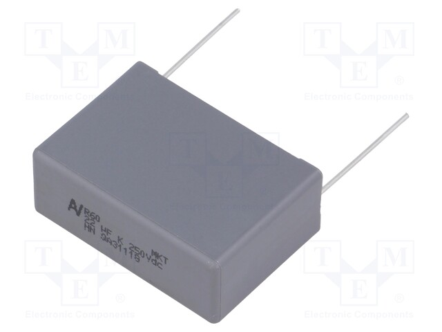 Capacitor: polyester; 22uF; 160VAC; 250VDC; Pitch: 37.5mm; ±10%