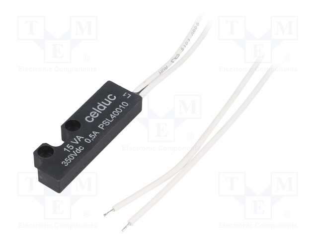 Reed switch; Pswitch: 10W; 51x16x7mm; Connection: lead 0,5m; 500mA