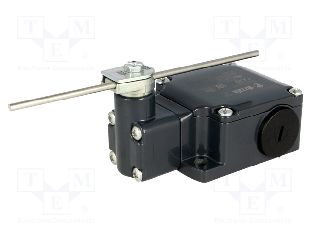 Limit switch; adjustable plunger, length R 19-116mm; NO + NC