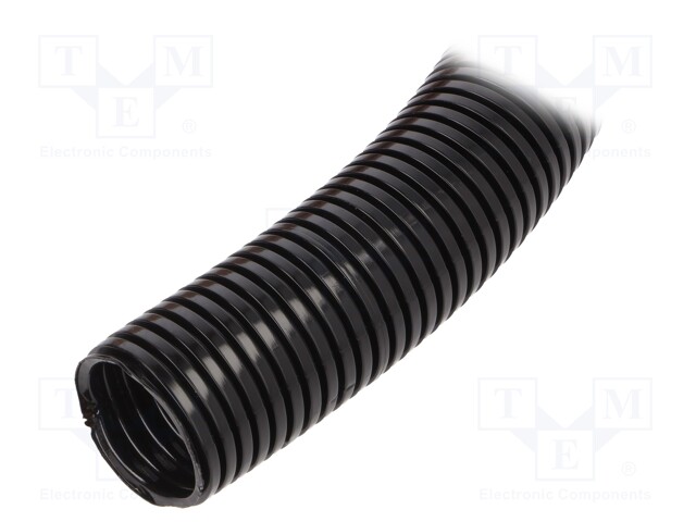 Conduit; ØBraid : 29mm; polyamide; black; Len: 25m; -40÷120°C