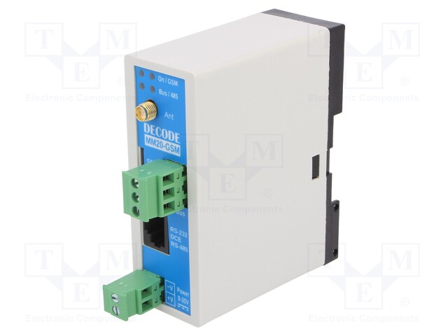 Industrial module: converter; M-BUS/RS-232/RS485/GSM/GPRS