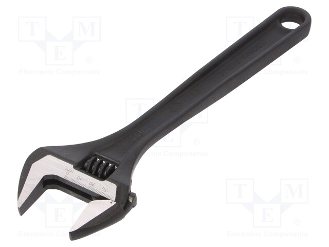 Wrench; adjustable; 300mm; Max jaw capacity: 38mm; phosphated