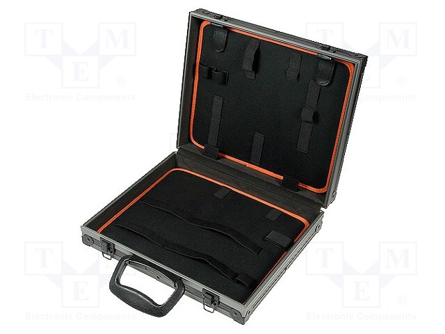 Suitcase: tool case; 280x330x80mm; plastic