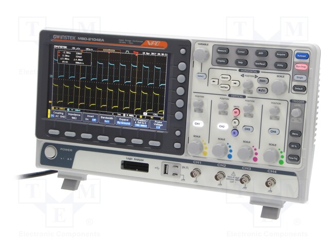 Oscilloscope: mixed signal; Band: ≤100MHz; Channels: 4; 10Mpts