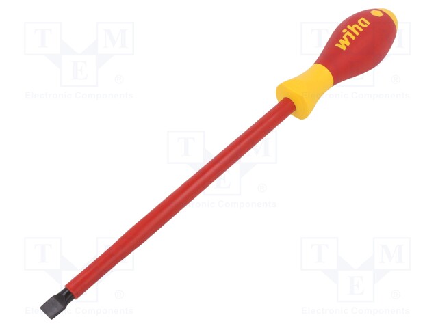 Screwdriver; insulated; slot; SL 10mm; 200mm