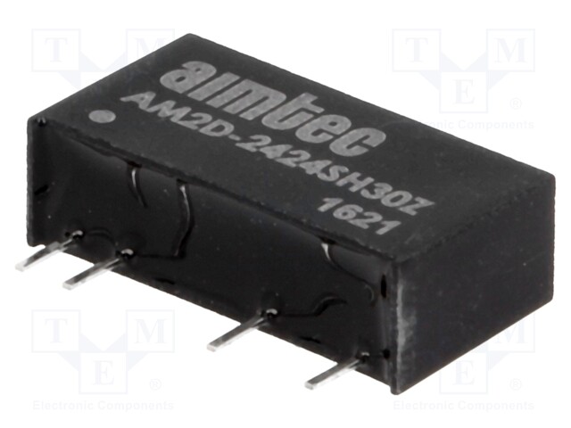 Converter: DC/DC; 2W; Uin: 21.6÷26.4V; 24VDC; Iout: 83mA; SIP7; 2.5g