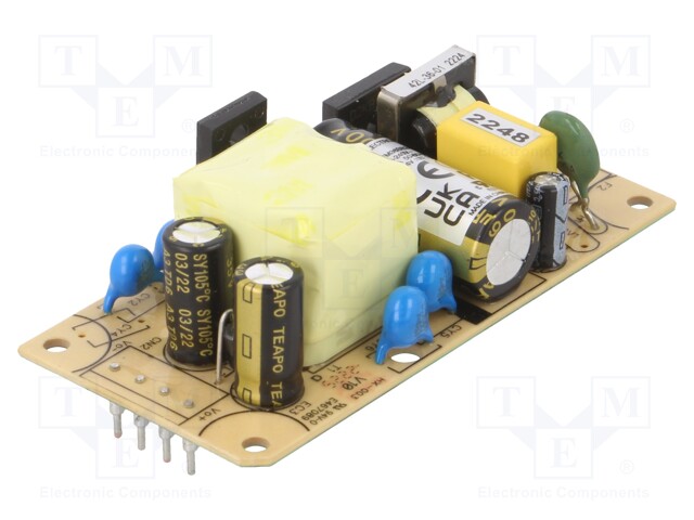 Converter: AC/DC; PCB; Electr.connect: THT