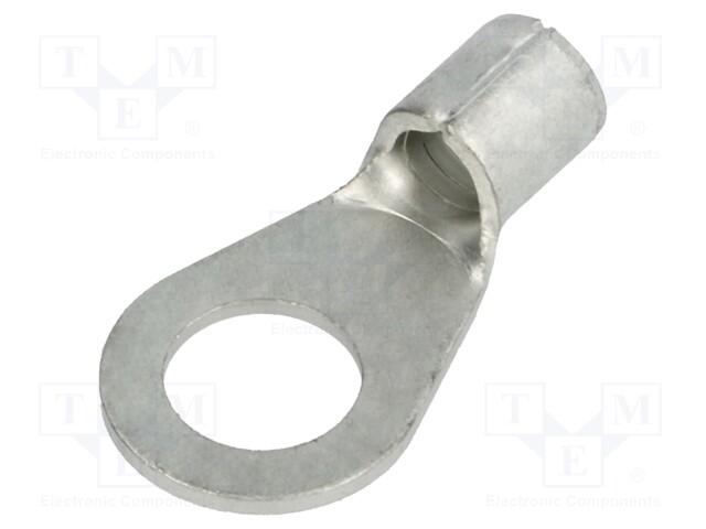 Ring terminal; M8; 10mm2; crimped; for cable; non-insulated; 8.4mm