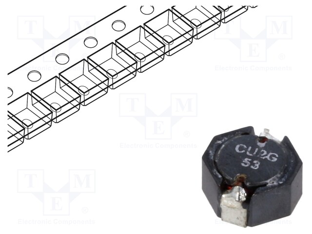 Inductor: wire; SMD; 3.3uH; Ioper: 2.26A; 29mΩ; ±20%; Isat: 2.6A