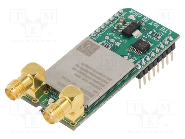 Click board; LTE Cat 1; UART,USB; BGE96; SMA,mikroBUS connector